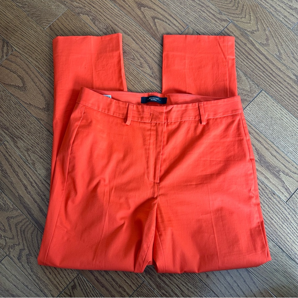 MaxMara Red Dress Pants